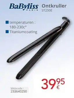 Eldi BaByliss Ontkruller ST250E aanbieding