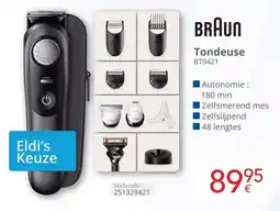 Eldi Braun Tondeuse BT9421 aanbieding