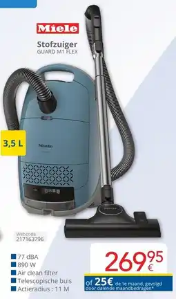 Eldi Miele Stofzuiger GUARD M1 FLEX aanbieding