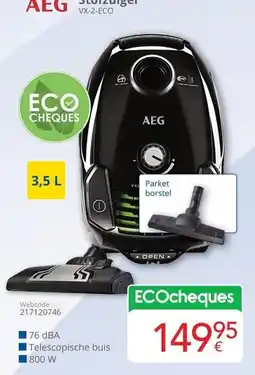 Eldi AEG Stofzuiger VX-2-ECO aanbieding