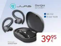 Eldi JLAB Oortjes GO SPORT+ aanbieding