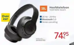 Eldi JBL Hoofdtelefoon TUNE760NC BLACK aanbieding