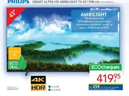 Eldi Philips smart ultra HD ambilight TV 43pus8009/12 aanbieding