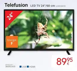 Eldi Telefusion LED TV U24HAA10 aanbieding