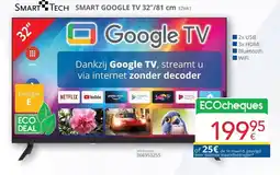 Eldi Smart tech smart google TV 32VA1 aanbieding