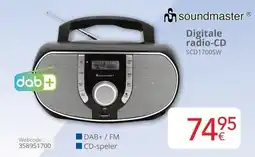 Eldi soundmaster Digitale radio-CD SCD1700SW aanbieding