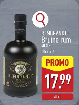 ALDI Rembrandt Bruine Rum 40 % vol. aanbieding