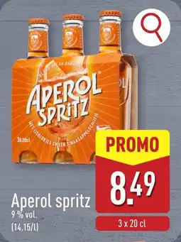 ALDI Aperol Spritz 9% vol. aanbieding