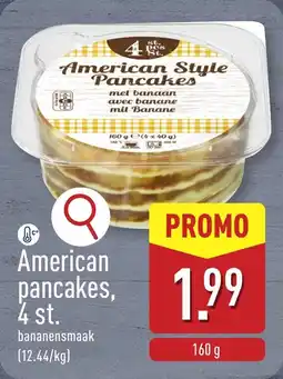 ALDI American Pancakes Bananensmaak aanbieding