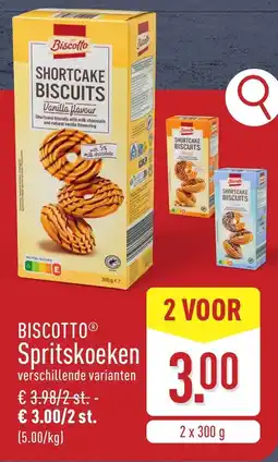 ALDI Biscotto Spritskoeken aanbieding