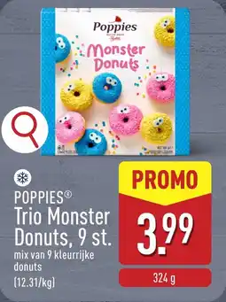 ALDI Poppies Trio Monster Donuts aanbieding