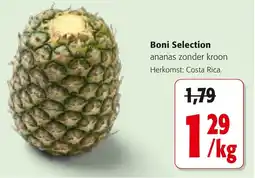Colruyt Boni Selection Ananas Zonder Kroon aanbieding