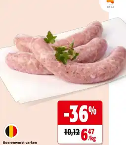 Colruyt Boerenworst Varken aanbieding