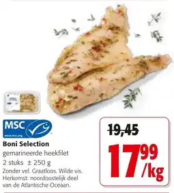 Colruyt Boni Selection gemarineerde heekfilet aanbieding