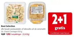 Colruyt Boni Selection alle koude pastasalades of taboulés uit de versmarkt aanbieding