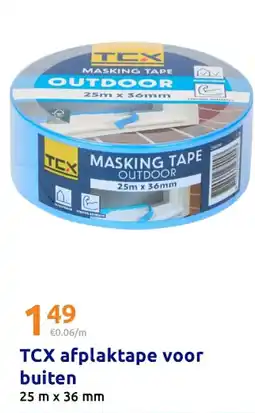 Action TCX afplaktape voог buiten aanbieding