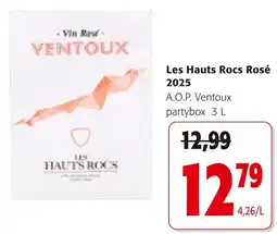 Colruyt Les Hauts Rocs Rosé 2025 aanbieding
