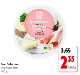 Colruyt Boni Selection Smeerkaas Ham aanbieding