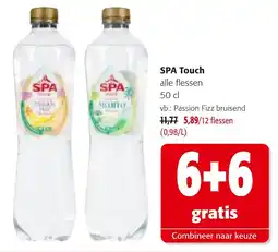 Colruyt Spa Touch Alle Flessen aanbieding