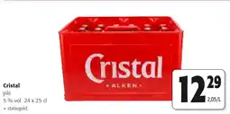 Colruyt Cristal pils 5% vol aanbieding