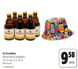Colruyt St. Feuillien Blond blond abdijbier 7,5 % vol aanbieding