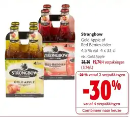 Colruyt Strongbow aanbieding