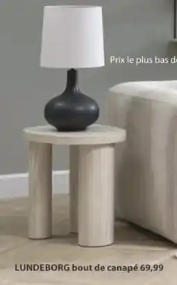 Jysk LUNDEBORG bout de canapé aanbieding