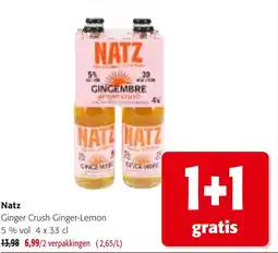 Colruyt Natz Ginger Crush Ginger-Lemon 5 % vol aanbieding