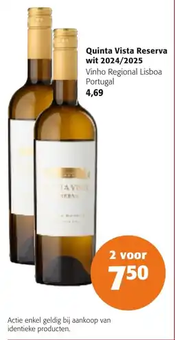Colruyt Quinta Vista Reserva wit 2024 / 2025 aanbieding