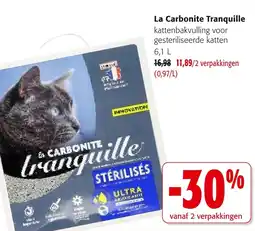 Colruyt La Carbonite Tranquille aanbieding