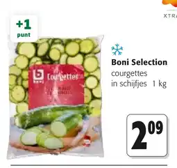 Colruyt Boni Selection courgettes in schijfjes aanbieding