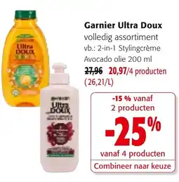 Colruyt Garnier Ultra Doux aanbieding