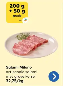 Bio Planet Salami Milano aanbieding
