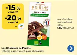 Bio Planet Les chocolats de pauline aanbieding