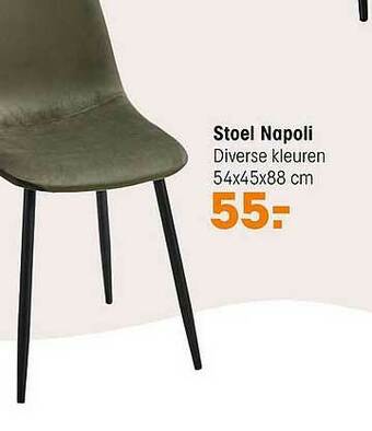 Kwantum Stoel Napoli aanbieding