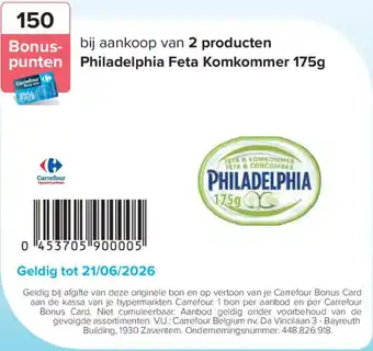 Philadelphia Feta Komkommer