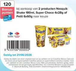 Carrefour Nesquik aanbieding