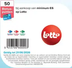 Carrefour Lotto aanbieding