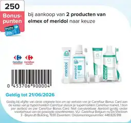 Carrefour Elmex of Meridol aanbieding