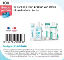 Carrefour Elmex of Meridol aanbieding