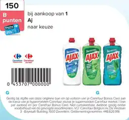 Carrefour Ajax aanbieding