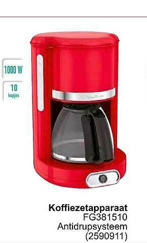 Cora Koffiezetapparaat aanbieding