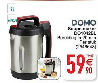 Cora Domo Soupe Maker aanbieding
