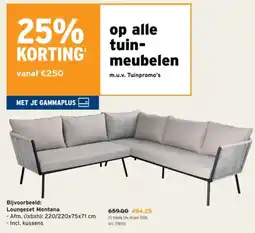 GAMMA Loungeset Montana aanbieding