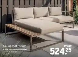 GAMMA Loungeset Tulum aanbieding