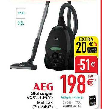 Cora Stofzuiger aanbieding