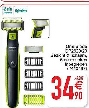 Cora One Blade aanbieding