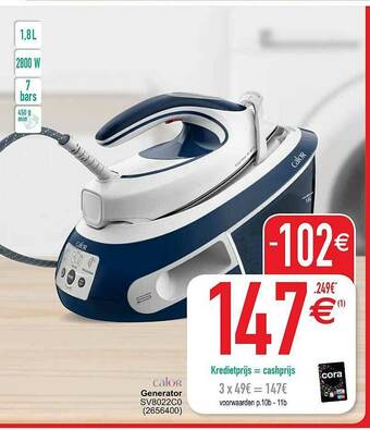 Cora Calor Generator aanbieding