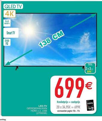 Cora Led Tv aanbieding
