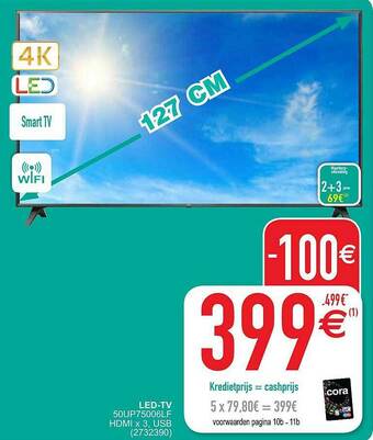 Cora Led Tv aanbieding